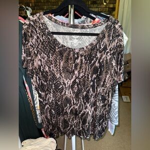 Maurice’s Women's Snake Print Top